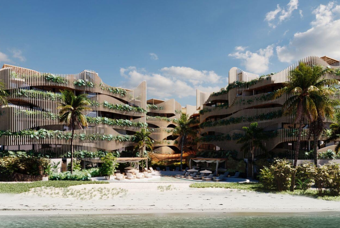 Oceanfront condos tulum